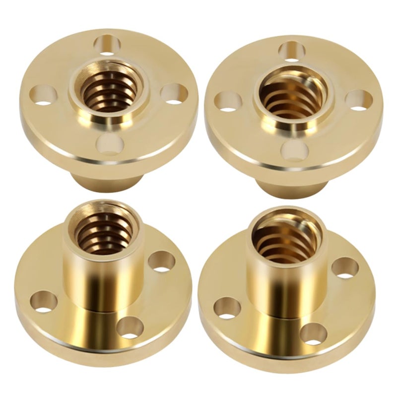 Brass Trapezoidal Lead Screw Nut For CNC 3D Printer DIY Accessories - Image 1